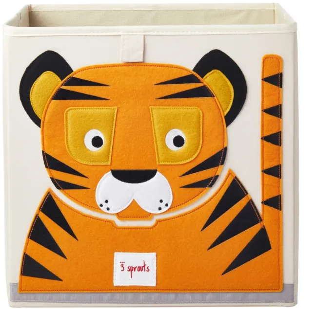 3 sprouts storage box - tiger