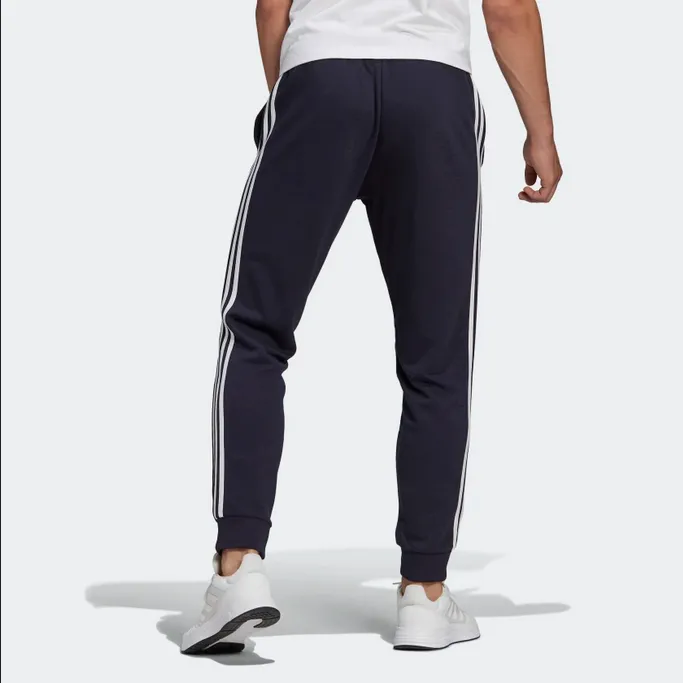 Adidas Essentials trousers with 3 stripes in lightweight cotton GK8888 blue white