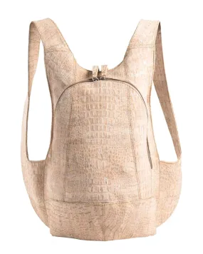 ARSAYO Vegan Cork Backpack | Crocodile Leather Imitation