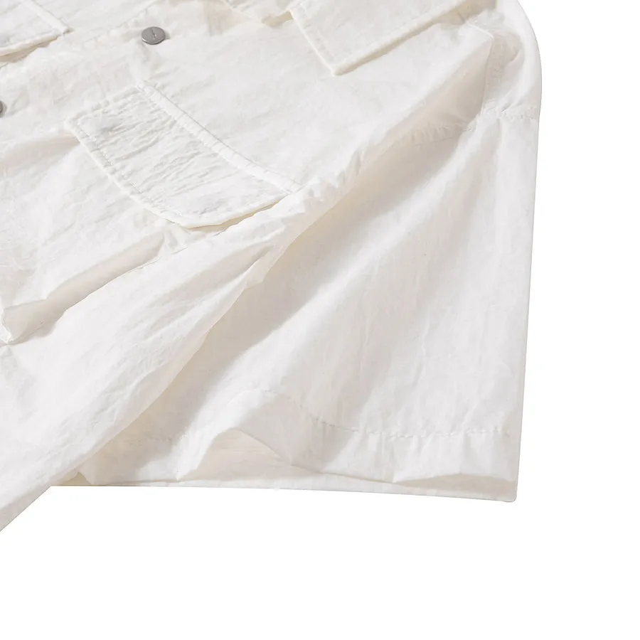 A[S]USL NYLON EXPLORER SHIRT-WHITE