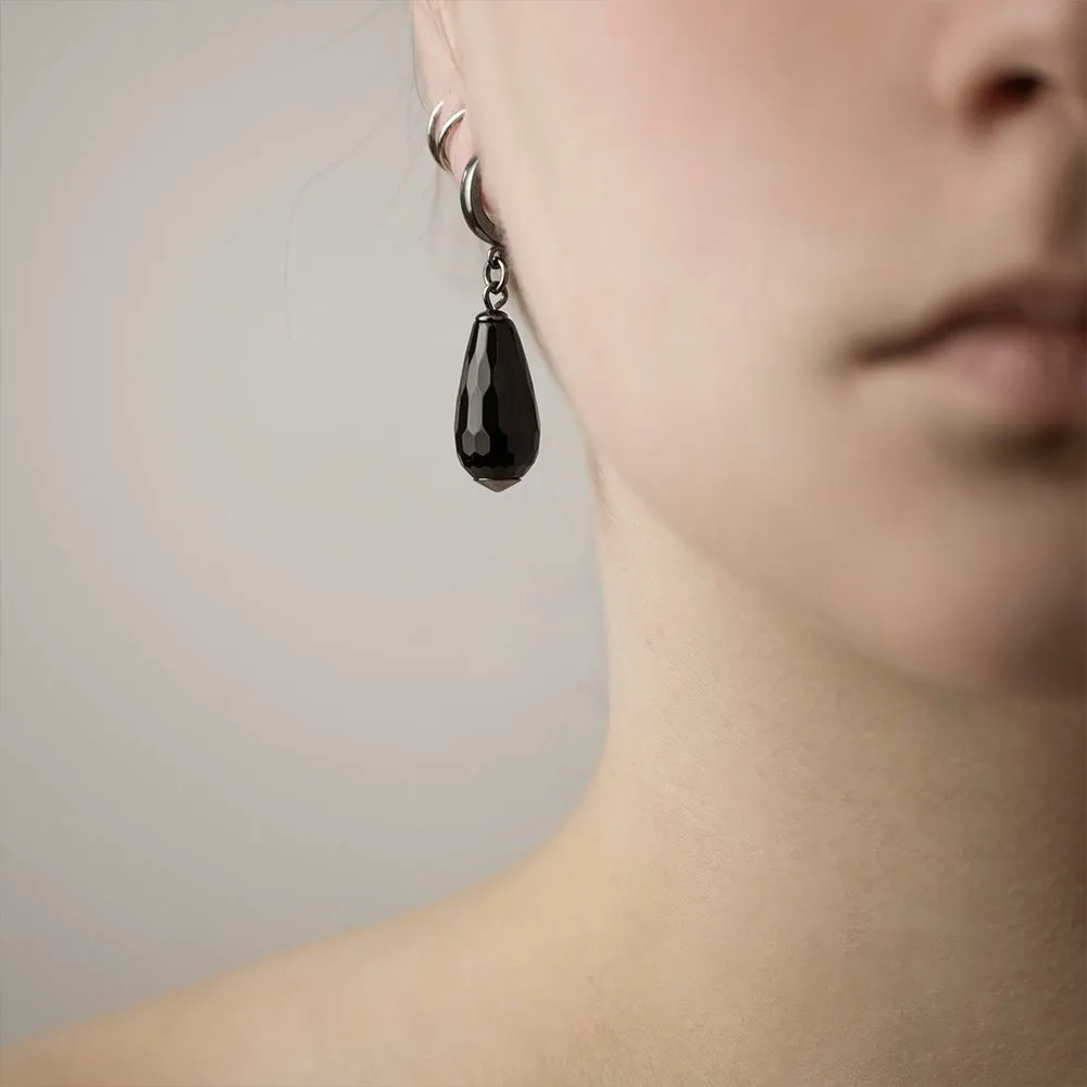 Black Drop earring - final sale