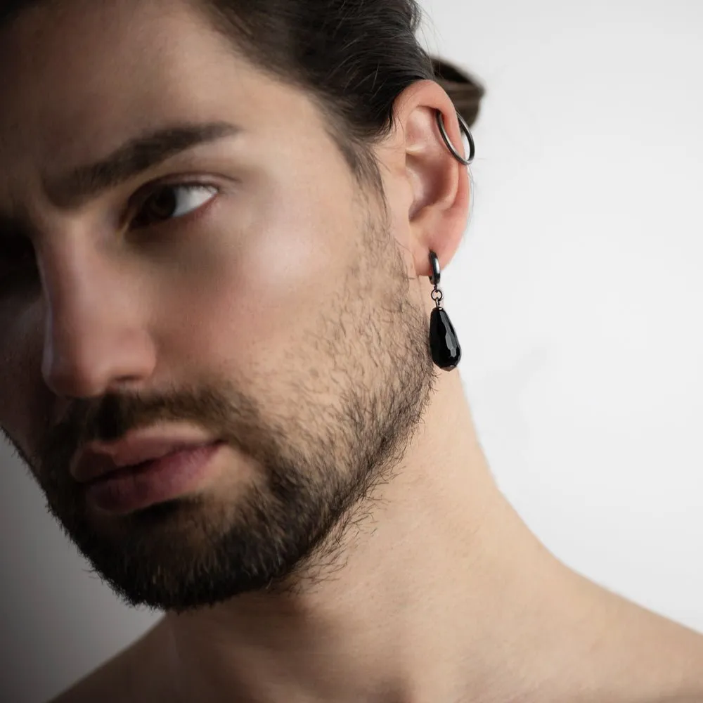 Black Drop earring - final sale