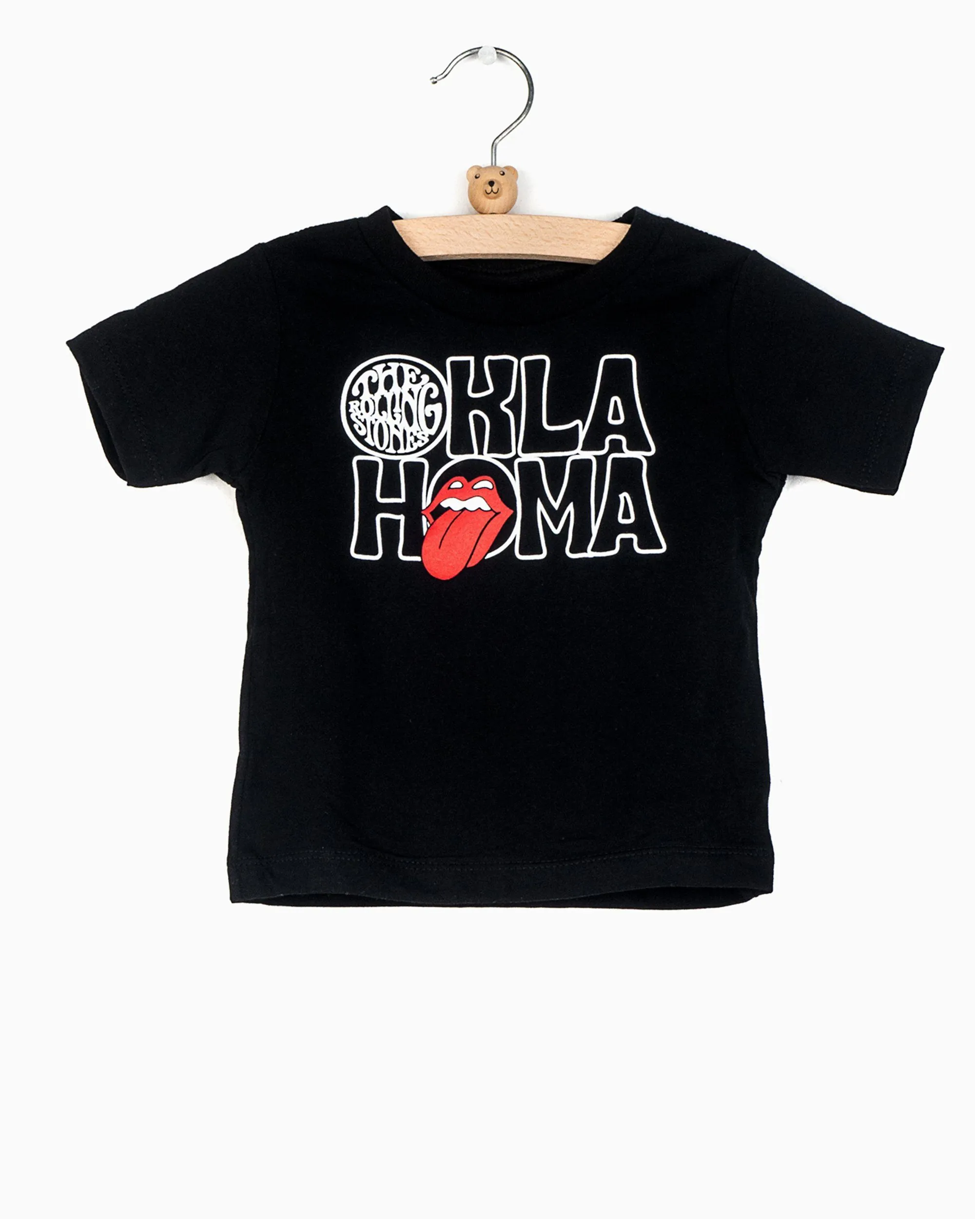 Children's Rolling Stones Oklahoma Inside Lick Black Tee