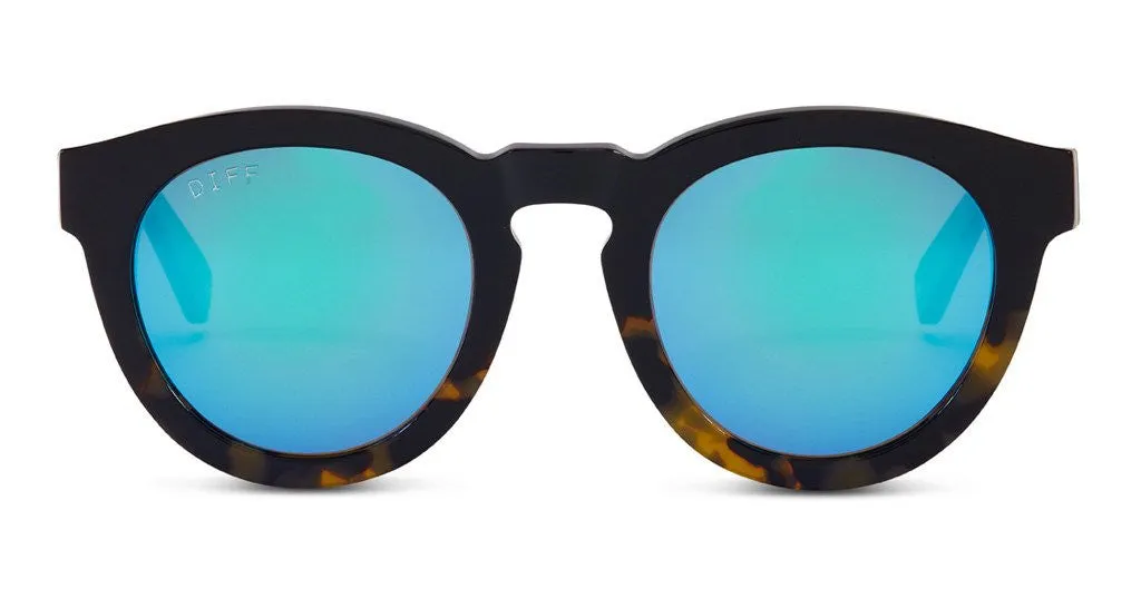 Diff Eyewear Dime II Blue Mirror Sunglasses