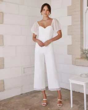 Harriette Jumpsuit - White