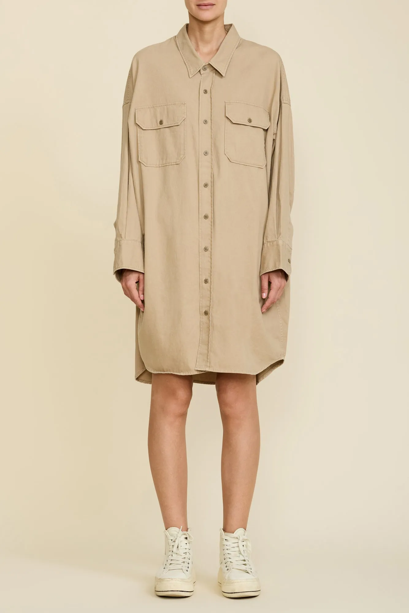 Kleid Utility in Khaki