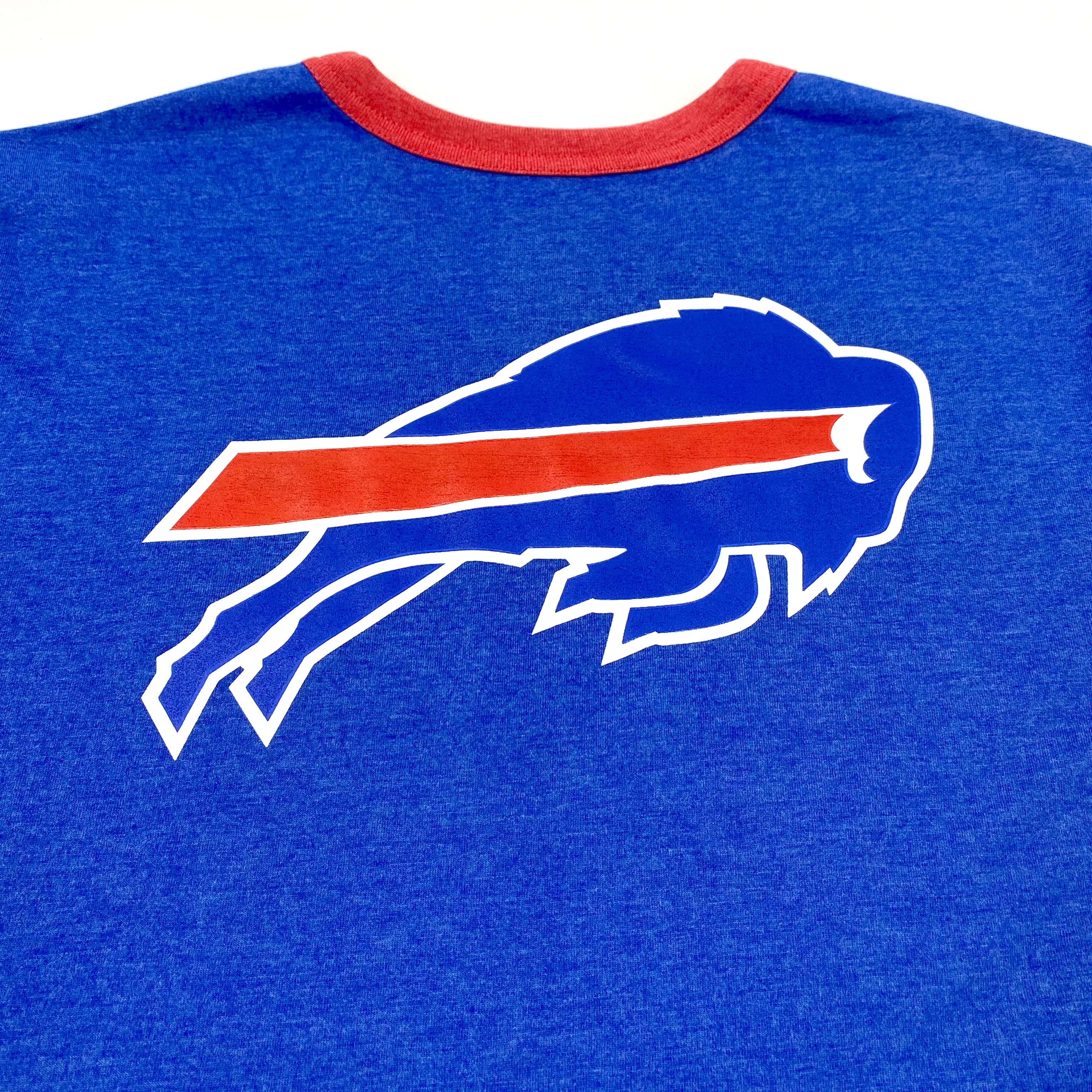 New Era Buffalo Bills Pennant Royal Blue Short Sleeve Shirt