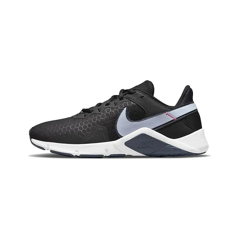 Nike Women's Legend Essential 2 Shoes - Slate Blue / Black