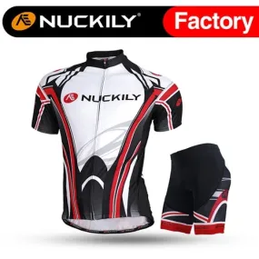 Nuckily Mycycology MA008-MB008 Half Sleeves Jersey and Gel Padded Shorts