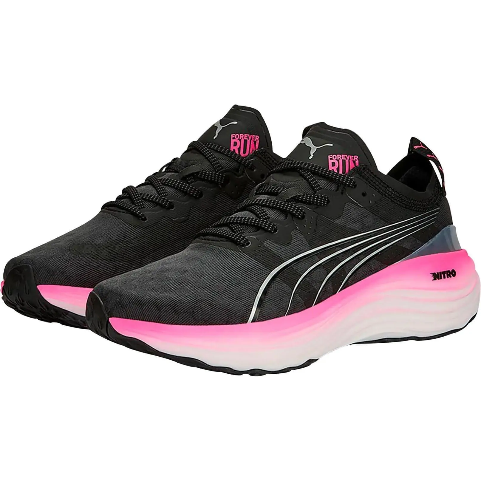 Puma ForeverRun Nitro Womens Running Shoes - Black