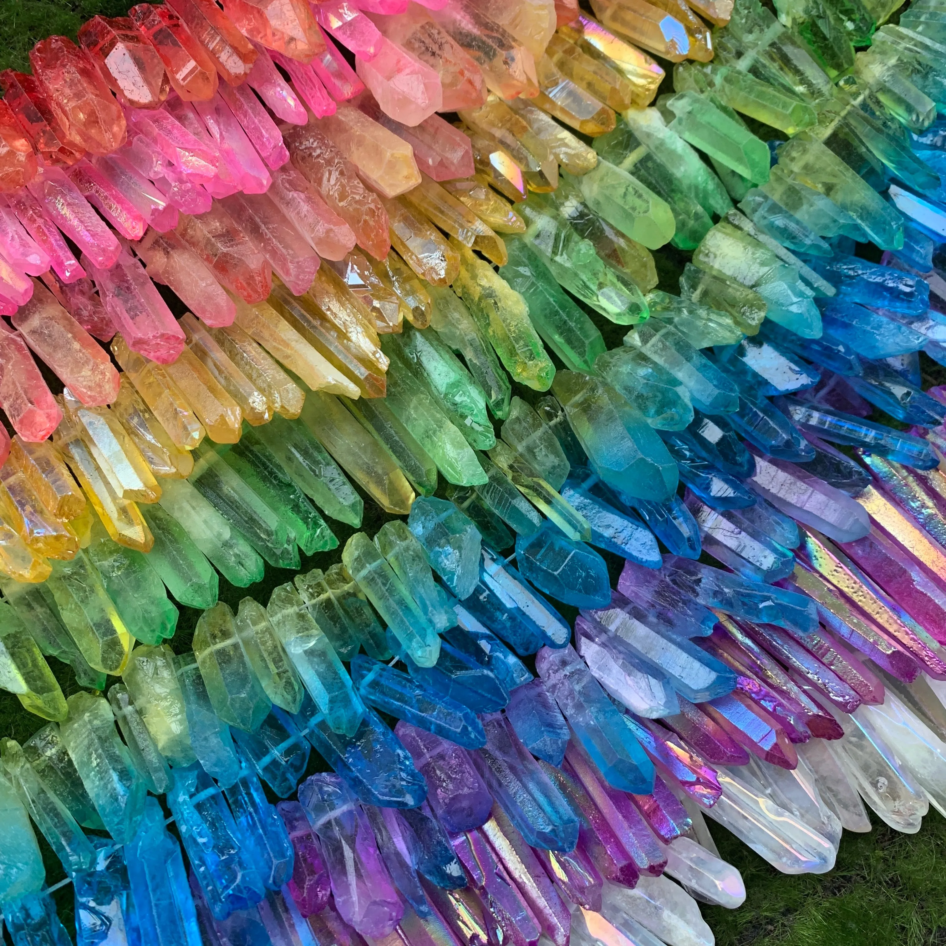 Quartz Points - Dyed Colors