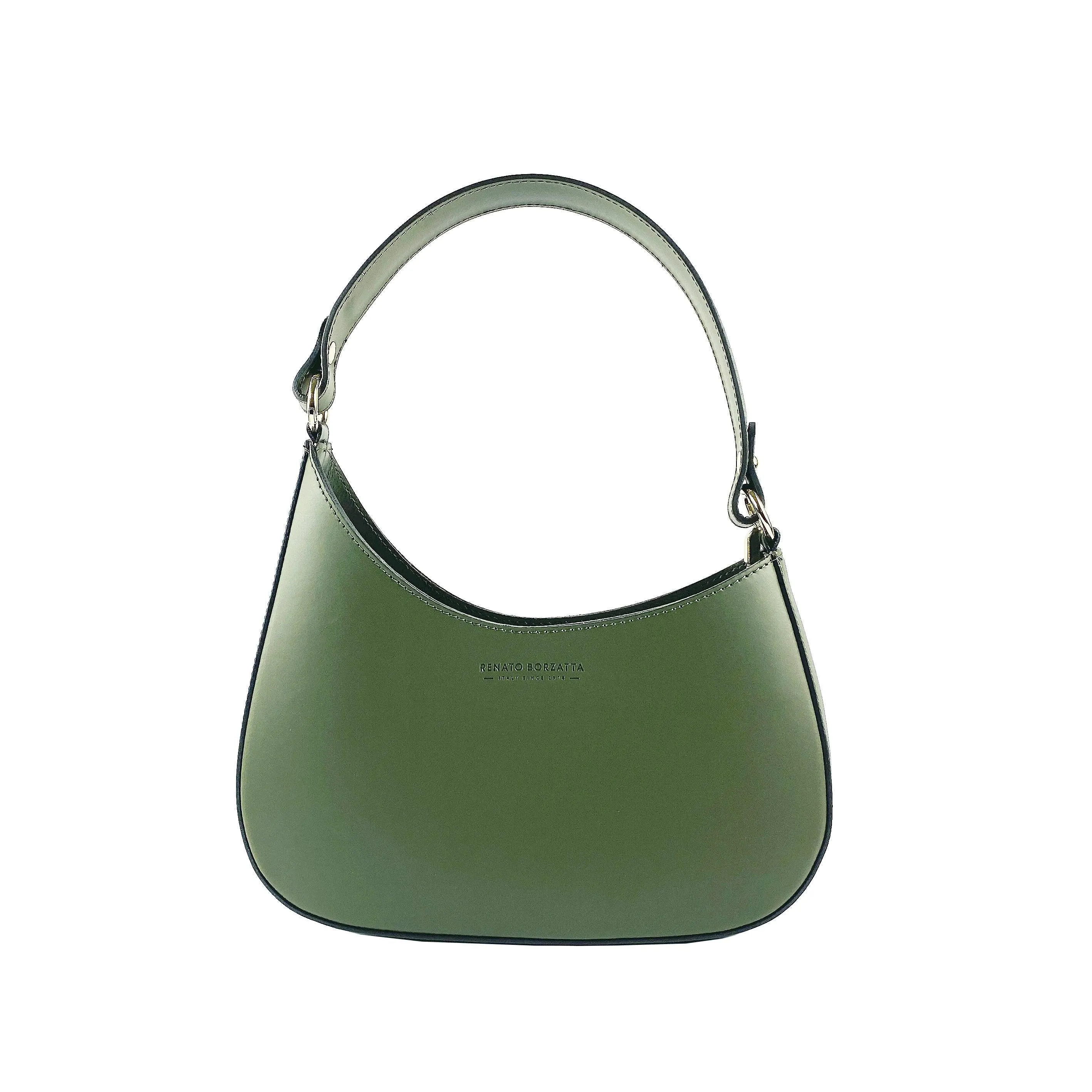 RB1013E | Borsa Donna Hobo in Vera Pelle | cm 28 x 25 x 6