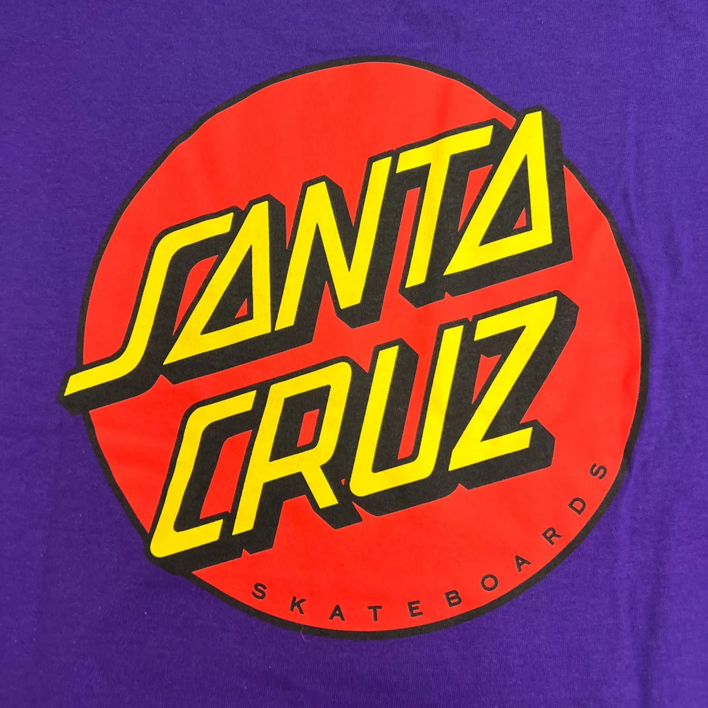 Santa Cruz Skateboards Classic Dot T-Shirt - Purple