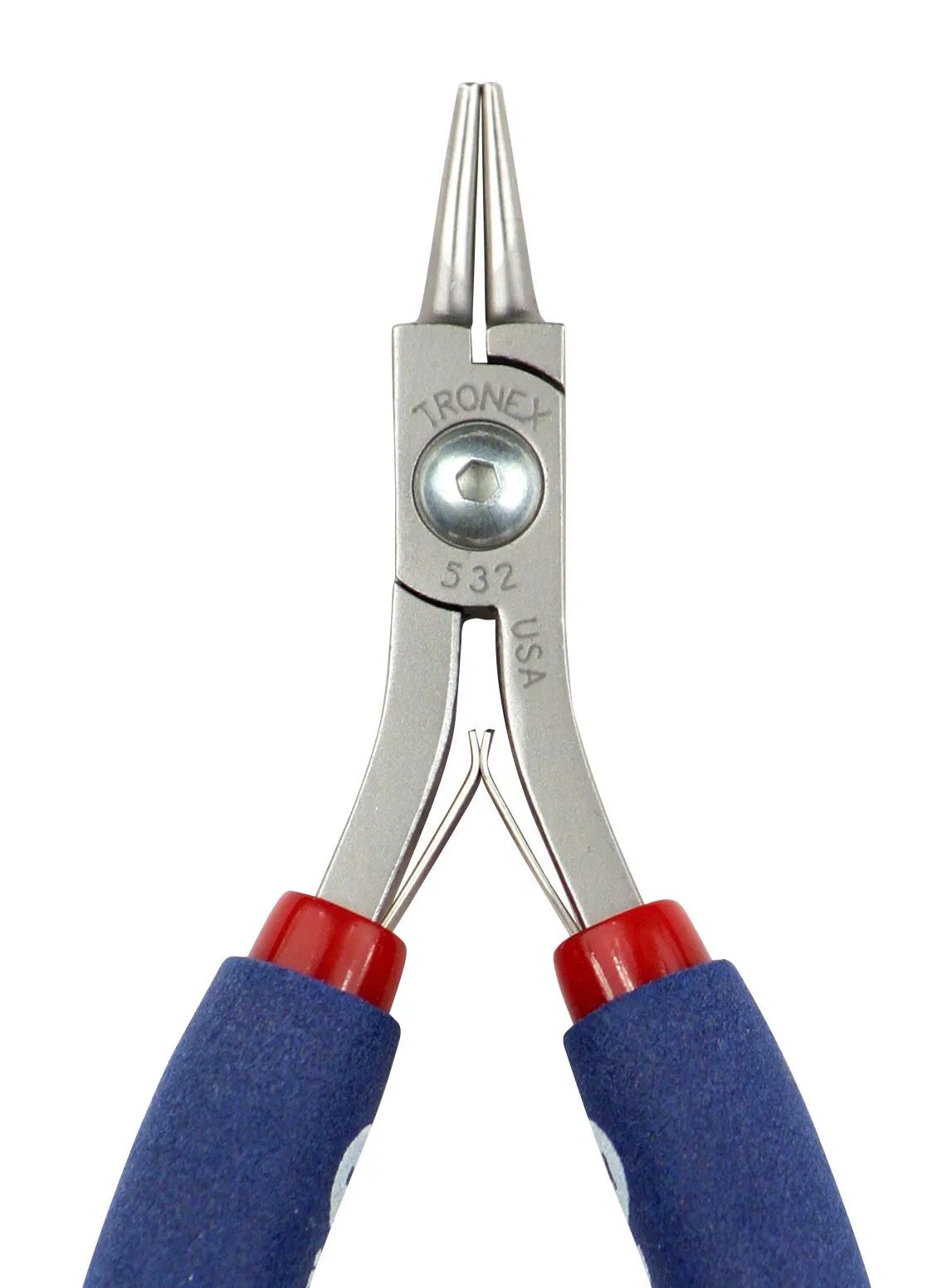 Tronex Round Nose Pliers, Short Jaw, Standard Handle,  #532