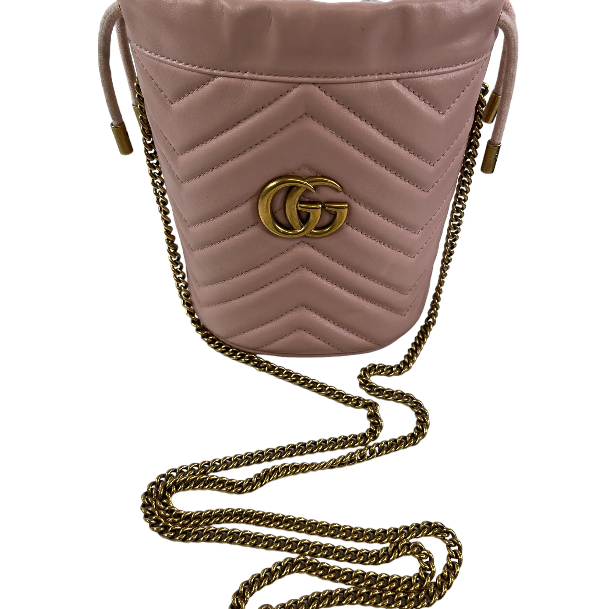 Women's Gg Marmont Bucket Bag Bag Pink