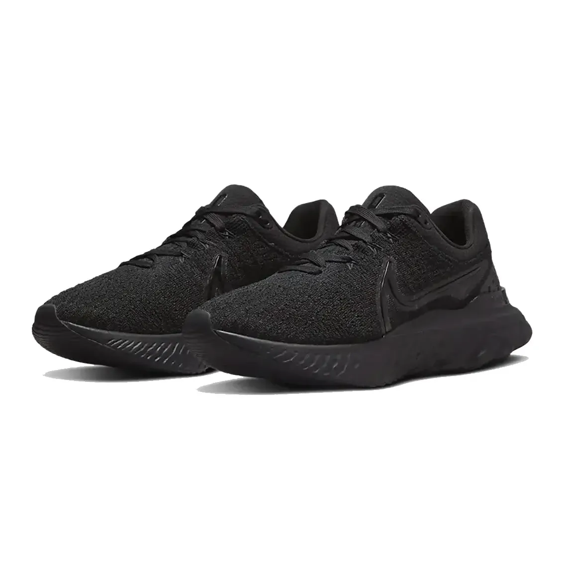 Womens Nike React Infinity Run FK 3 - Black / Black