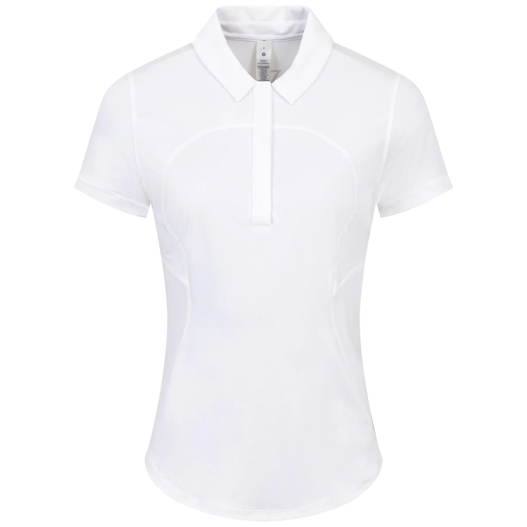 Womens Quick Drying Nylon Polo White - SS24